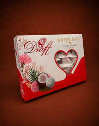 Draft Waferball Bütün Bademli Ve Dolgulu H. Ceviz Kaplamalı Gofret 150g