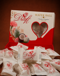 Draft Waferball Bütün Bademli Ve Dolgulu H. Ceviz Kaplamalı Gofret 150g