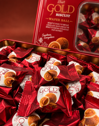 Draft Gold Bisküvi Tozu Ve Sütlü Çikolata Kaplamalı Gofret 200g (Metal Kutu)