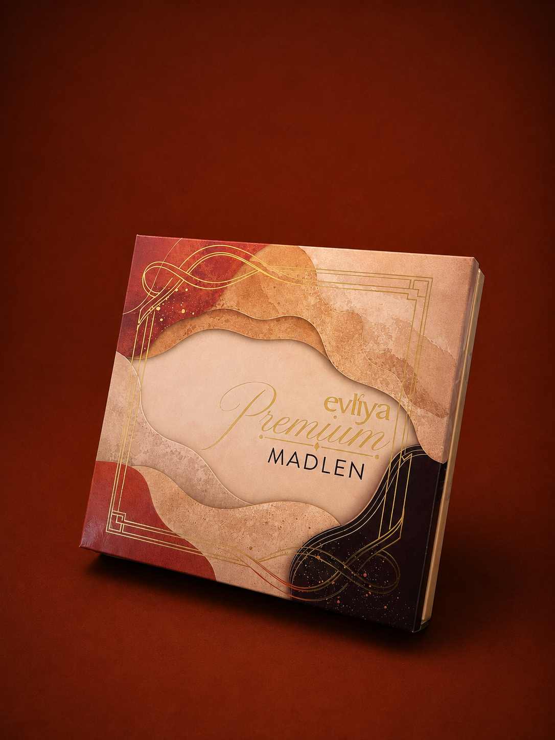 Premium Madlen Kare Çikolata Kutusu 336g