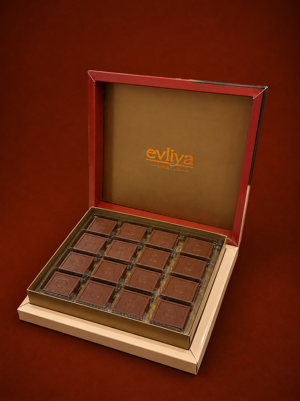 Premium Madlen Kare Çikolata Kutusu 336g