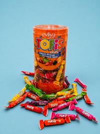 Tofiş Mini Meyveli Yumuşak Şekerleme 480g Silindir Kutu