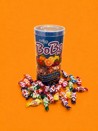 Bobo Meyveli Sert Şekerleme 450g Silindir Kutu