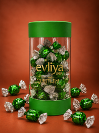Premium Ball Yeşil Silindir Kutu 350G