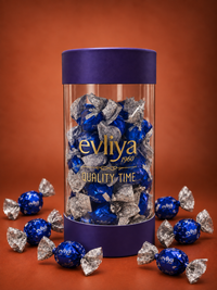 Premium Ball Mavi Silindir Kutu 350G