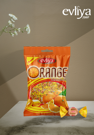 Evliya Portakal Aromalı Sert Şeker 350g