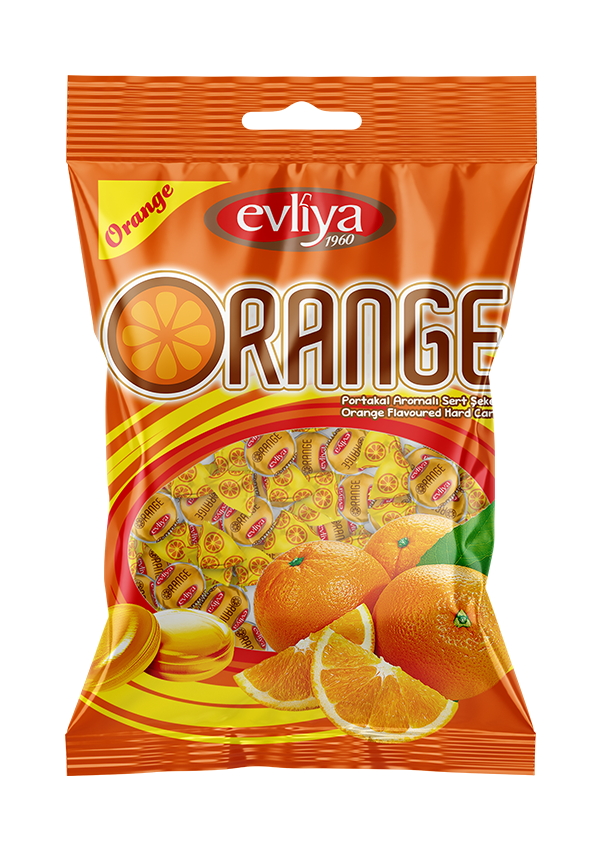 Evliya Portakal Aromalı Sert Şeker 350g