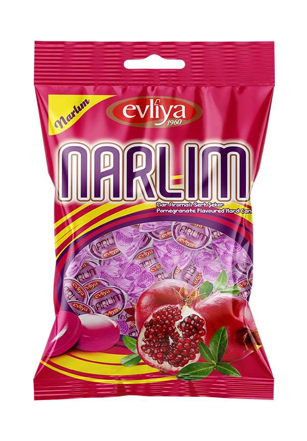 Evliya Nar Aromalı Sert Şeker 350g