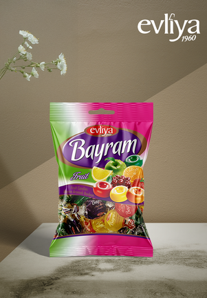 Bayram Meyve Aromalı Sert Şeker 350g
