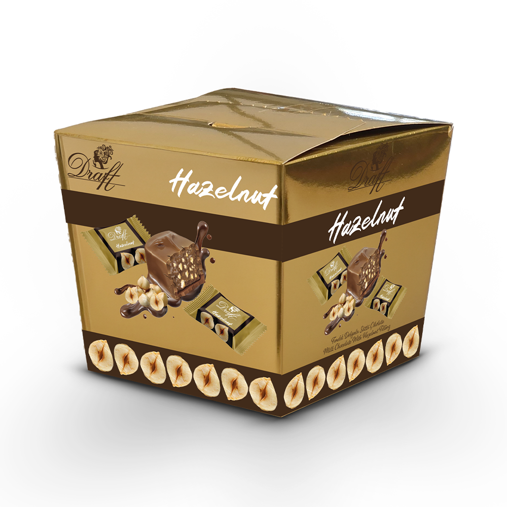 Draft Hazelnut Fındık Parçacıklı Çikolata 150g Kutu