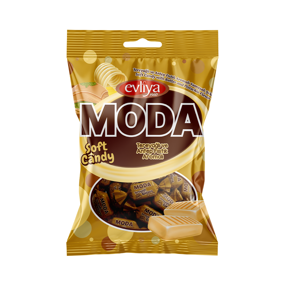 Moda Tereyağlı ve Baklava Aromalı Yumuşak Şeker 350g