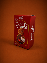 Draft Gold Bisküvi Tozu ve Sütlü Çikolata Kaplamalı Gofret 150G Hediyelik Kutu