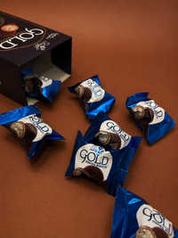 Draft Gold Kakaolu Bisküvi Tozu ve Sütlü Çikolata Kaplamalı Gofret 150G Hediyelik Kutu