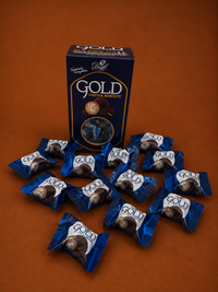 Draft Gold Kakaolu Bisküvi Tozu ve Sütlü Çikolata Kaplamalı Gofret 150G Hediyelik Kutu