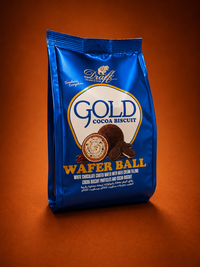 Draft Gold Kakaolu Bisküvi Tozu ve Sütlü Çikolata Kaplamalı Gofret 150g