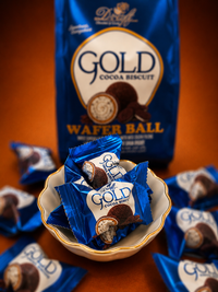 Draft Gold Kakaolu Bisküvi Tozu ve Sütlü Çikolata Kaplamalı Gofret 150g