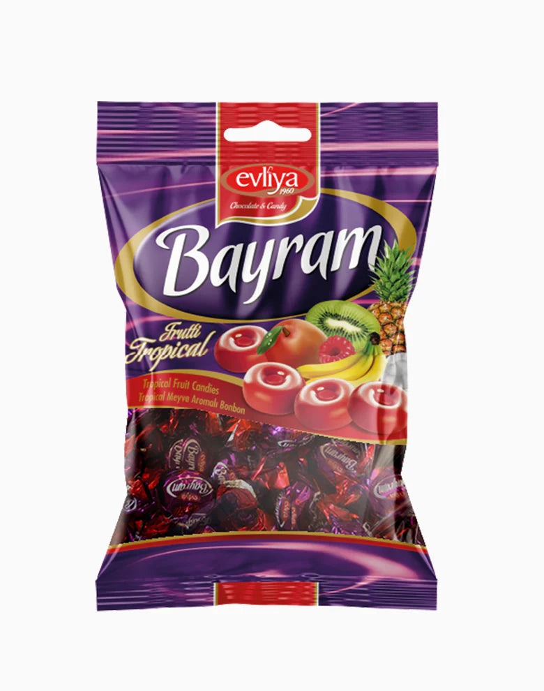 Bayram Frutti Tropikal Meyve Aromalı Sert Şeker 350g