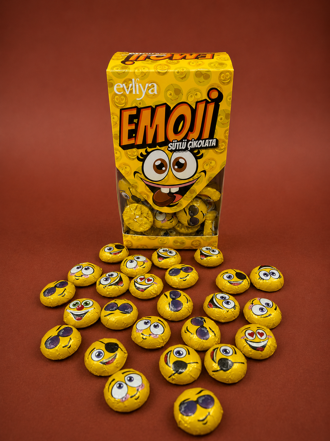 Emoji Sütlü Çikolata 400g (Hediyelik Kutu)