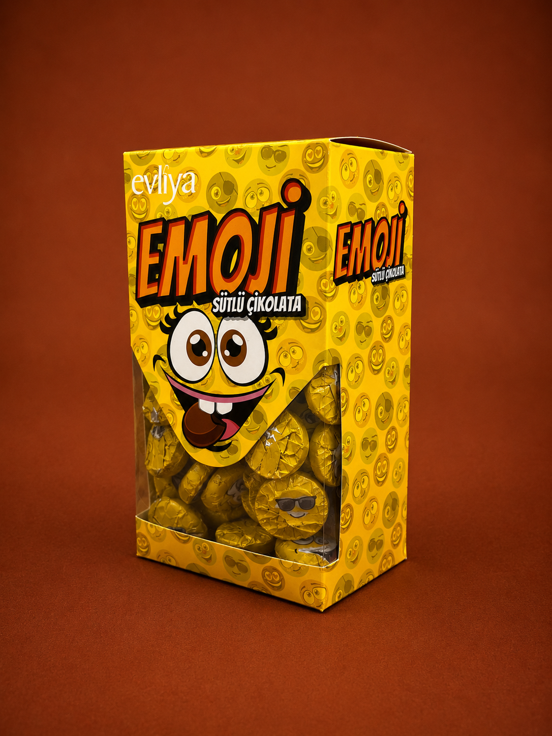 Emoji Sütlü Çikolata 400g (Hediyelik Kutu)