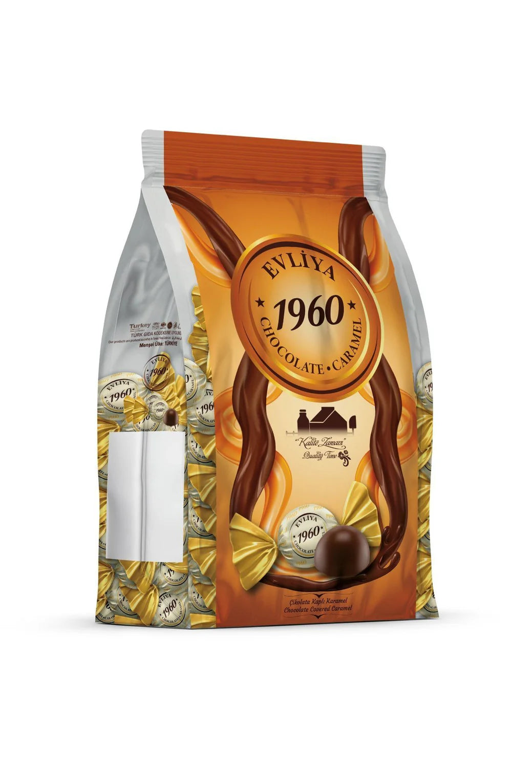 1960 Caramel Dolgulu Çikolata Quadro Poşet 1 Kg.