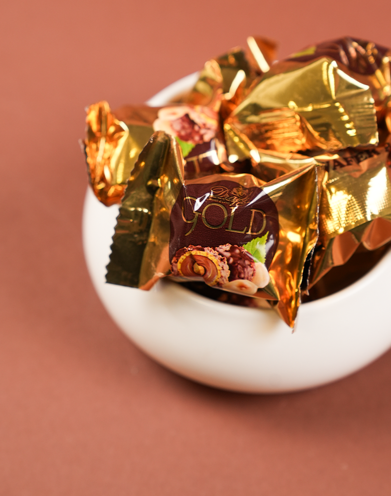 Draft Gold Bütün Fındıklı ve Dolgulu Fındık Parçacıklı ve Çikolata Kaplamalı Gofret 150gr