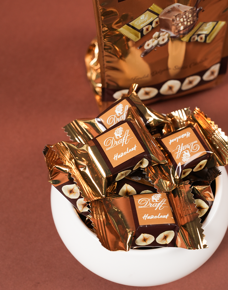 Draft Hazelnut Fındık Parçacıklı Çikolata 120gr