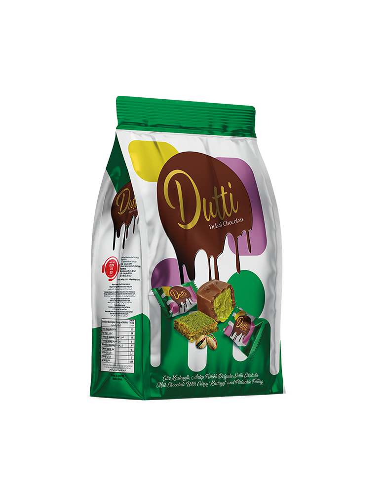 Dutti Çıtır Kadayıflı Antep Fıstıklı Dolgulu Dubai Çikolatası 120g