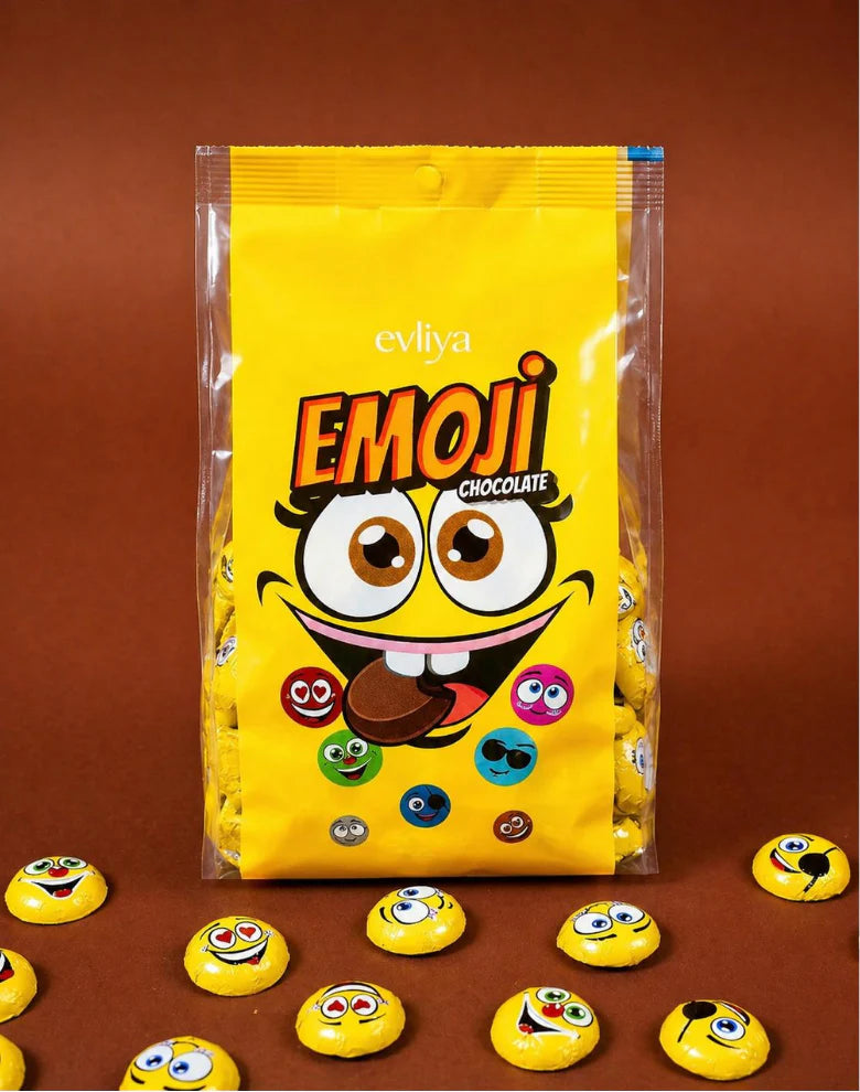 Emoji Sütlü Çikolata 1000g
