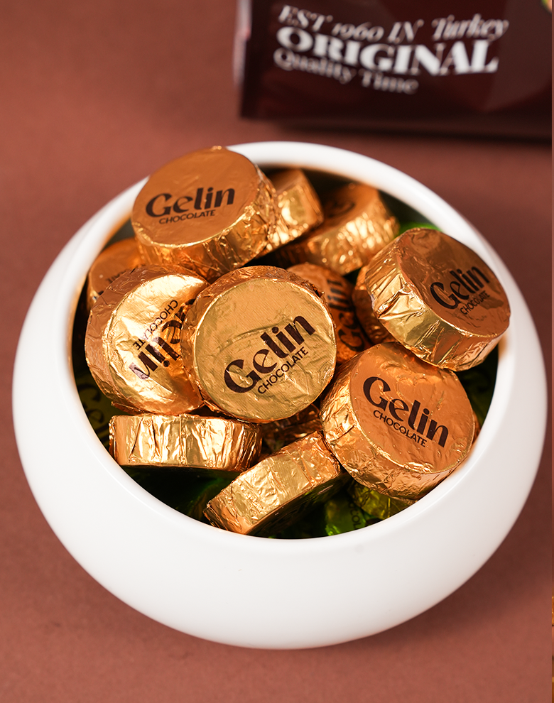 Gelin Fındık Parçacıklı Sütlü Çikolata 300g