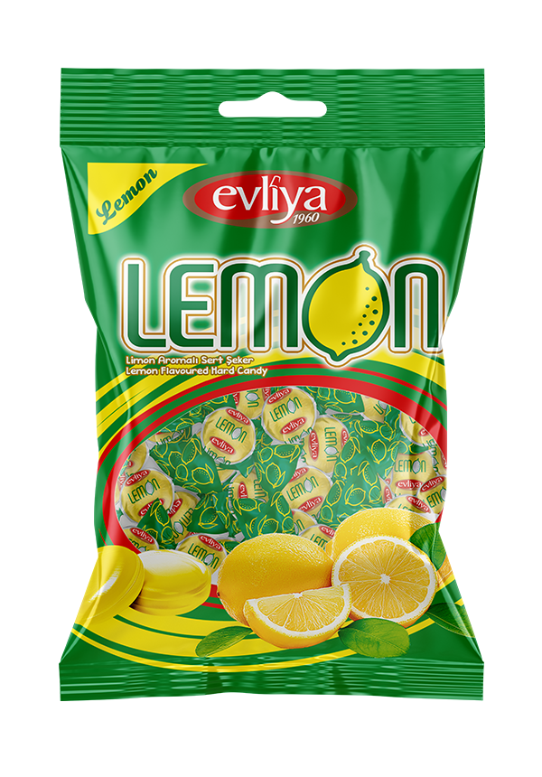 Evliya Limon Aromalı Sert Şeker 350g