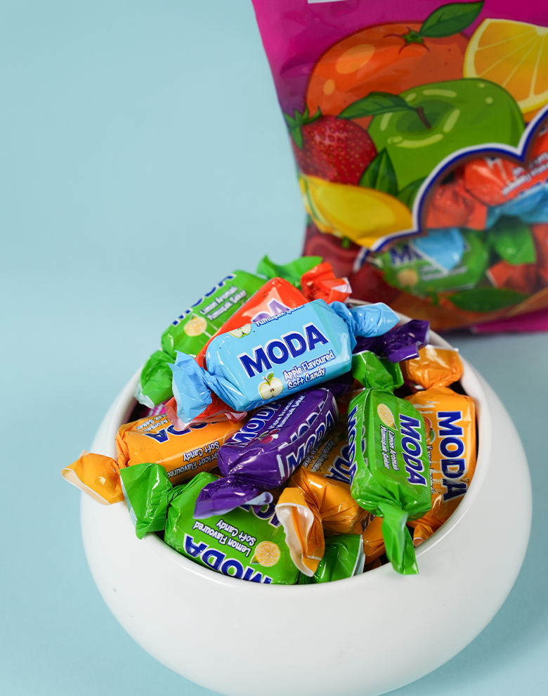 Moda Meyve Aromalı Yumuşak Şeker 350gr