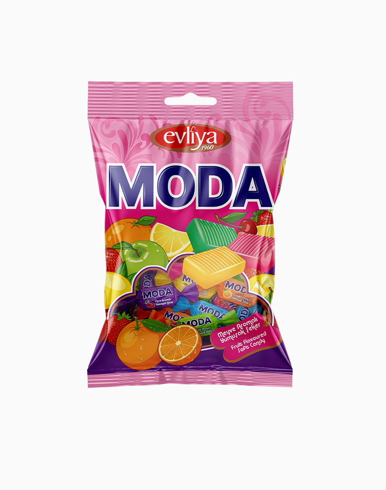 Moda Meyve Aromalı Yumuşak Şeker 350gr