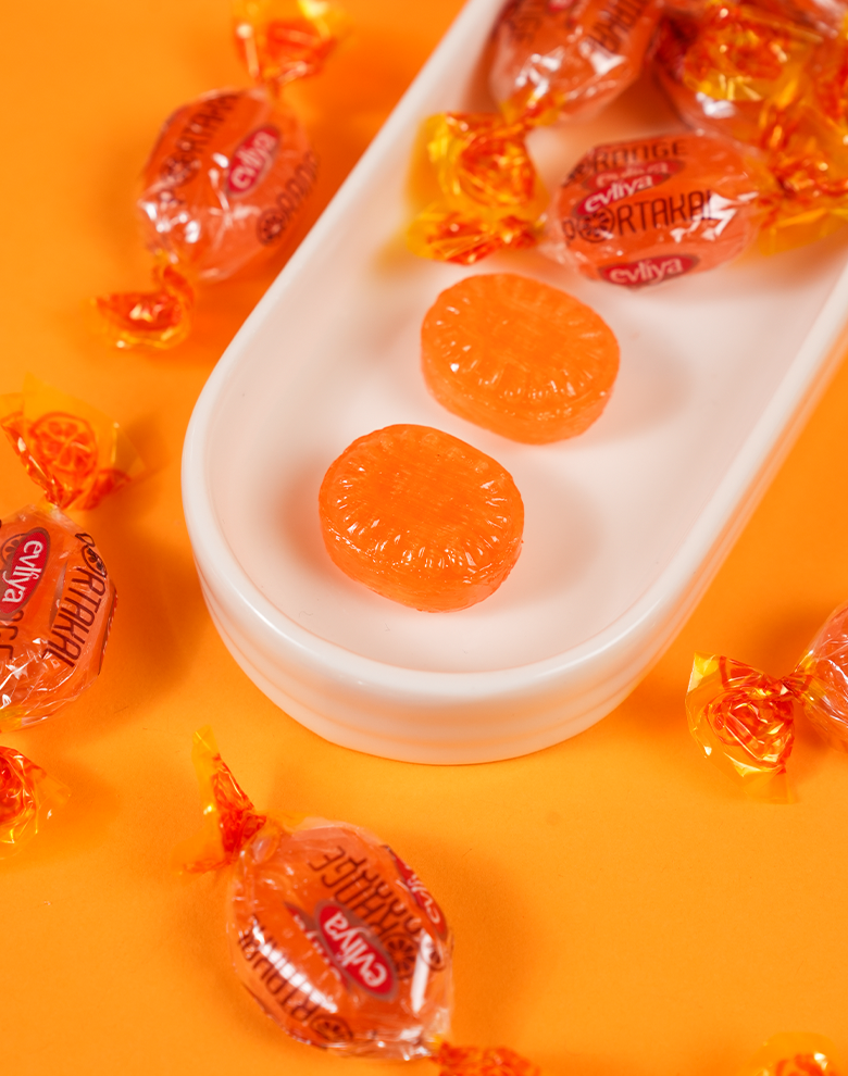 Orange Portakallı Sert Şeker 350 gr
