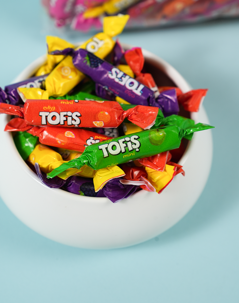 Tofiş Mini Meyveli Yumuşak Şeker 1000g