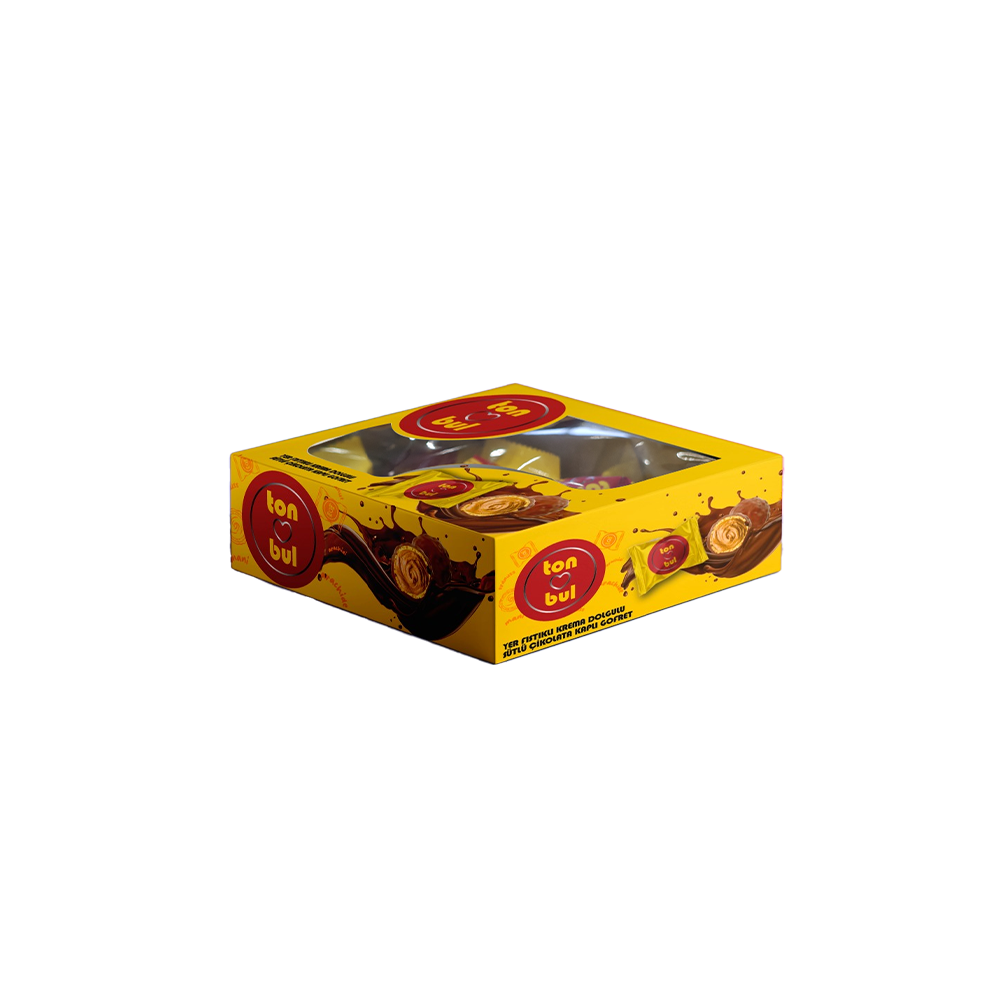 Tonbul Yer Fıstığı Dolgulu Gofret 300g Kutu