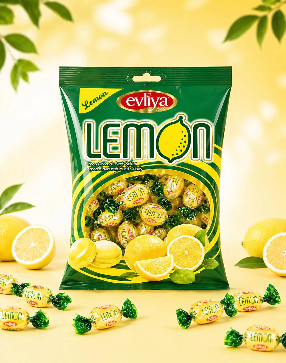 Lemon Limon Aromalı Sert Şeker 350 Gr.