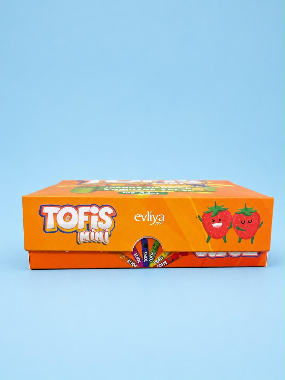 Tofiş Mini Meyveli Yumuşak Şekerleme 100 Adet Kutu (480g)