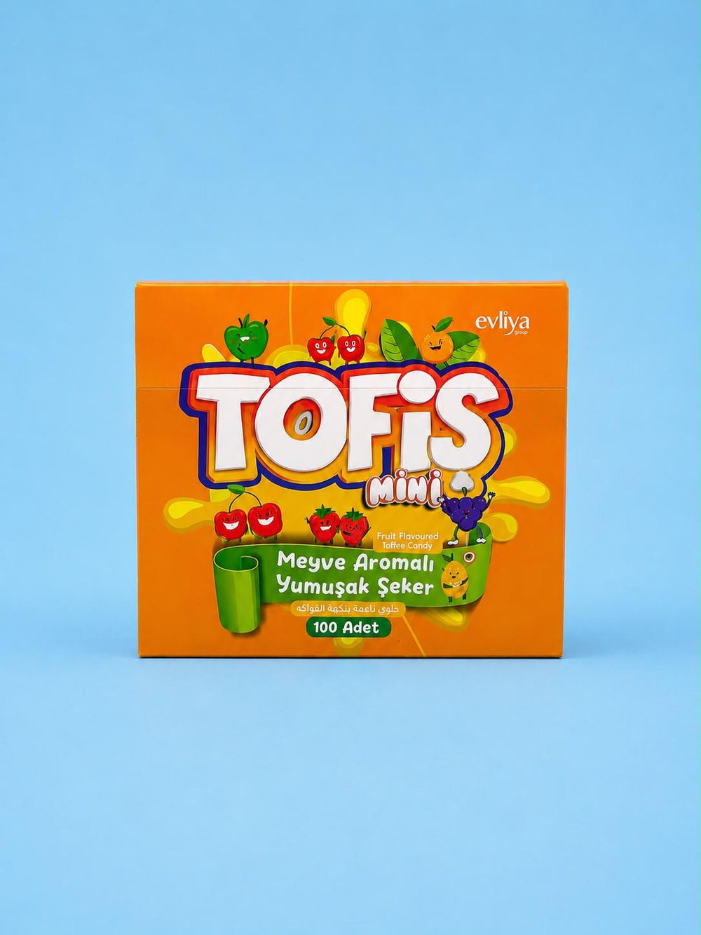 Tofiş Mini Meyveli Yumuşak Şekerleme 100 Adet Kutu (480g)